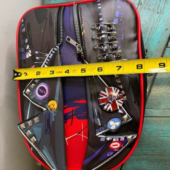 Her Universe Spider-Man: Across The Spider-Verse Spider-Punk Chase Mini Backpack - Picture 4 of 10